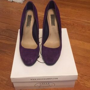 Steve Madden Sarrina purple heels